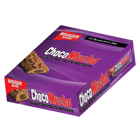 Choco Mucho Milk Chocolate Caramel Wafer Roll 30gX10bars