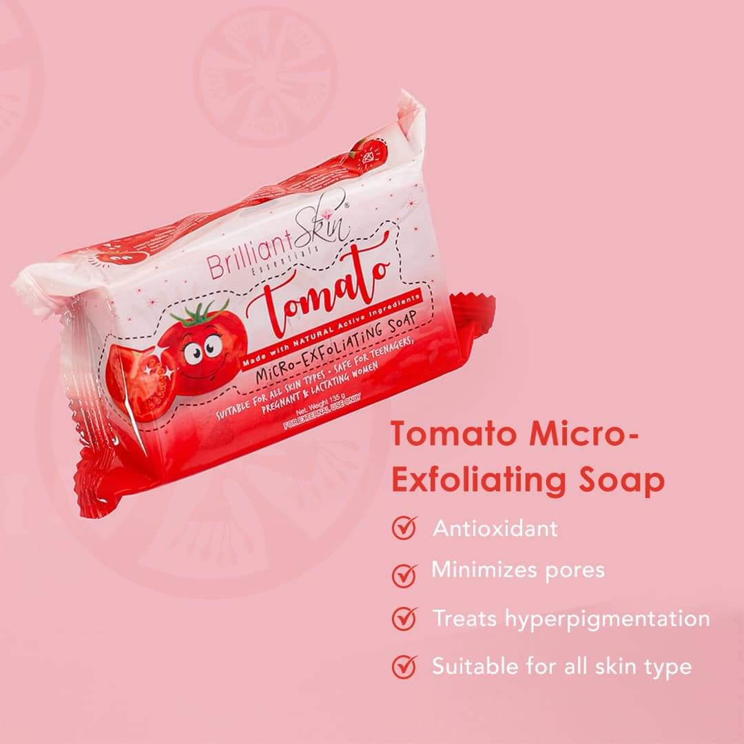 Brilliant Skin Essentials Tomato Micro-Exfoliating Soap 135g