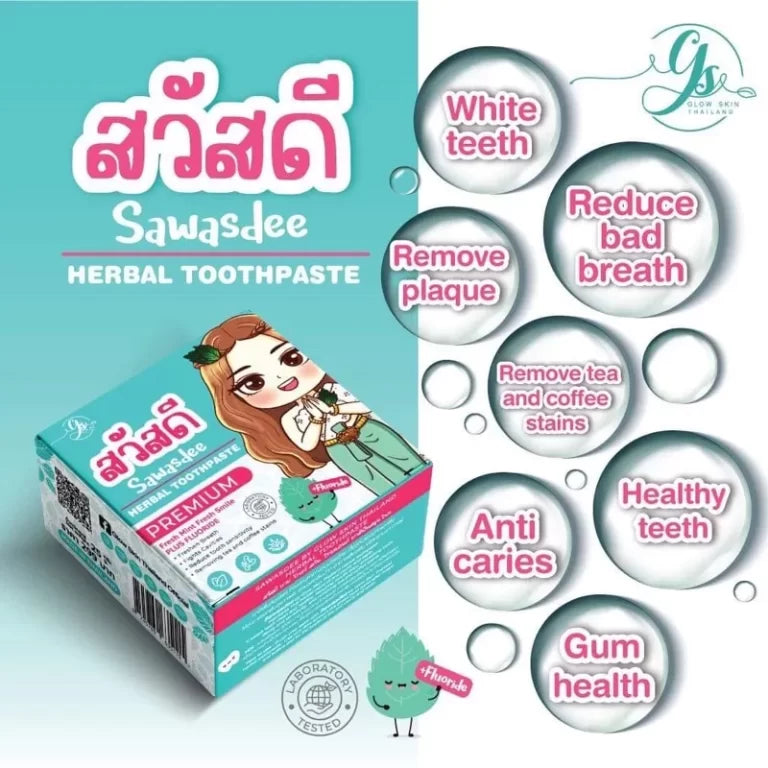 Sawasdee Herbal Toothpaste Premium Fresh Mint