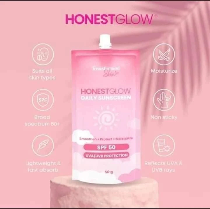 Honest Glow Daily Sunscreen SPF 50