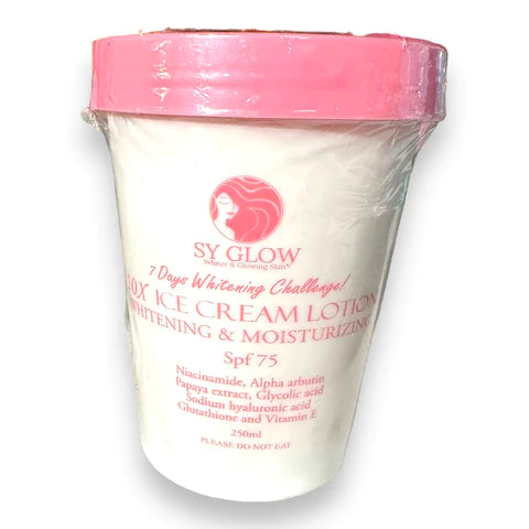 SY Glow 10X Ice Cream Lotion SPF 75 250mL