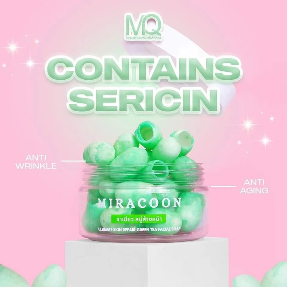 MQ Cosmetics Miracoon Ultimate Skin Repair Green Tea Facial Soap 300g