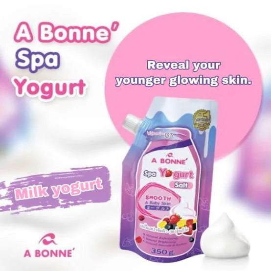 A Bonne' Spa Yogurt Salt Smooth & Baby Skin Vitamin B3 350g