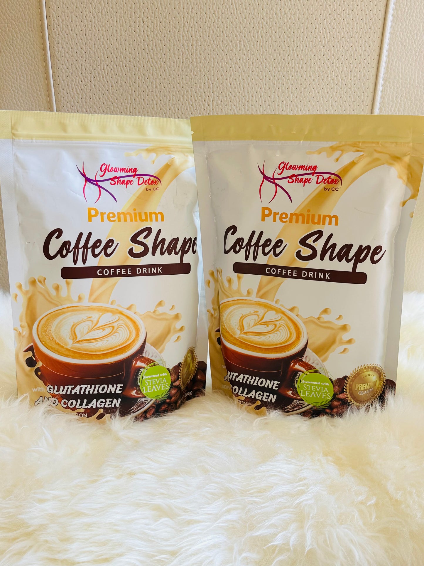 Glowming Shape Detox Premium Coffee Shape with Glutathione and Collagen (20g x 10sachets)