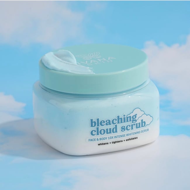 Ivana Skin Bleaching Cloud Scrub Face and Body 10X Whitening Scrub