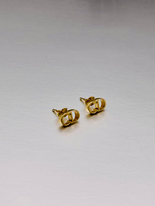 Dubai Gold CD Earrings 18K
