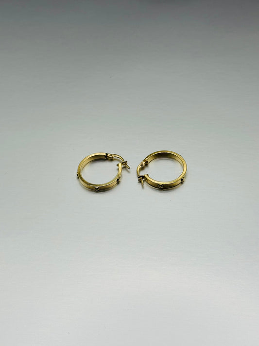 Dubai Gold Love Earrings 18K