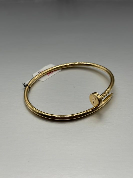 Dubai Gold Nail Bangle 18K