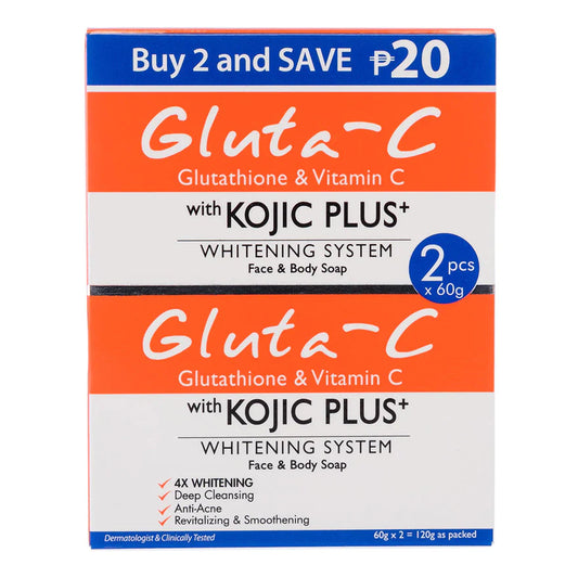 Gluta-C Kojic Plus Whitening Soap 2pcs