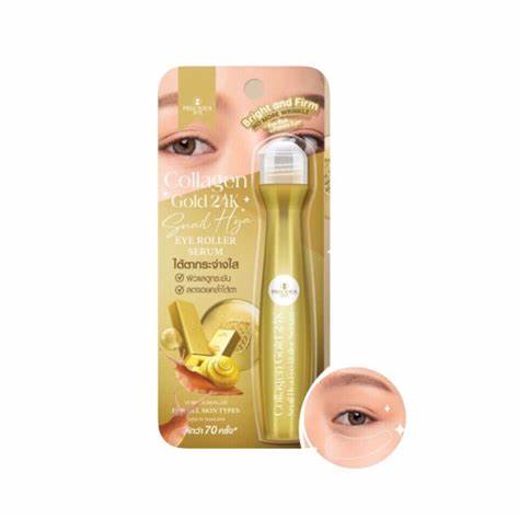 Collagen Gold 24K Snail HYA Eye Roller Serum 15mL