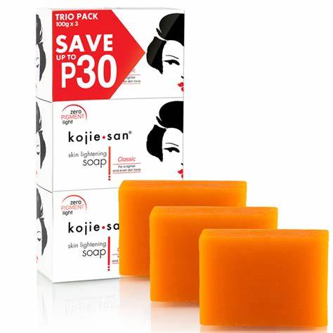Kojie San Skin Lightening Soap Trio Pack 100gx3