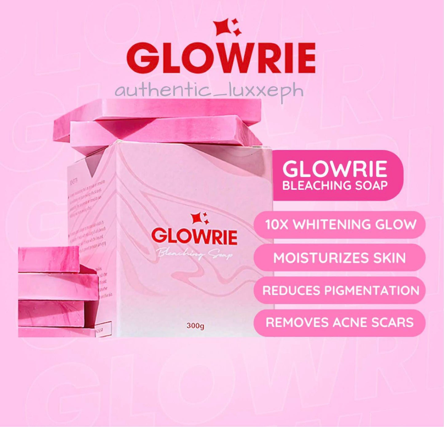 Glowrie Gluta Bleaching Collagen Soap 300g