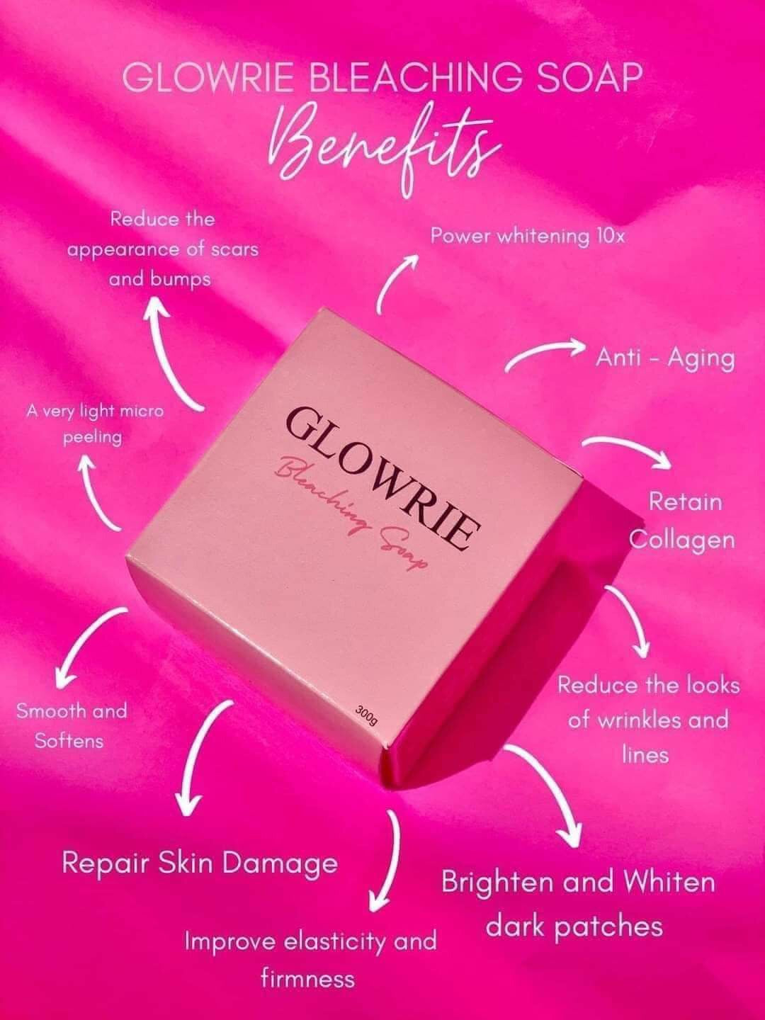 Glowrie Gluta Bleaching Collagen Soap 300g