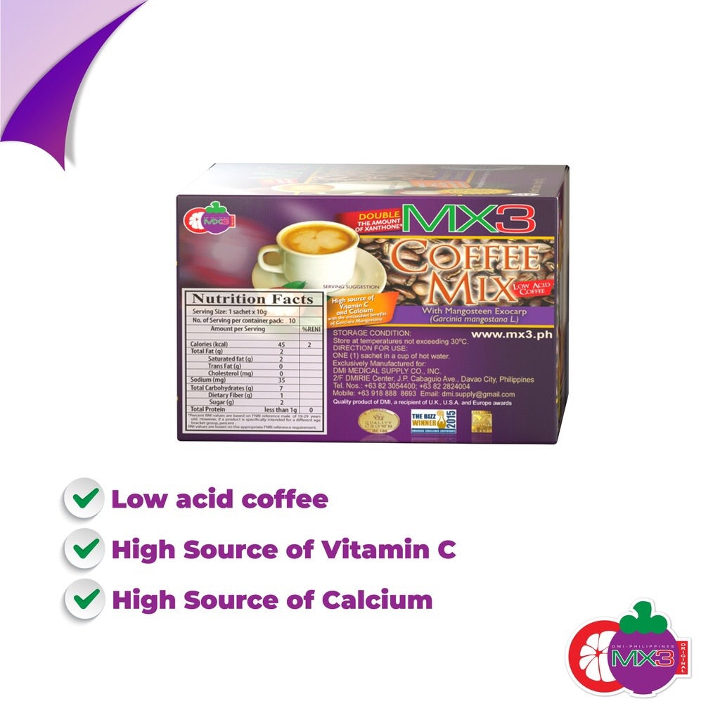 MX3 Coffee Mix with Mangosteen 10sachets