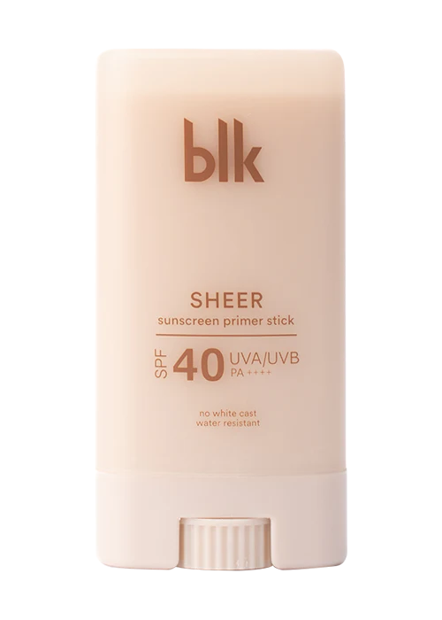 BLK Sheer Sunscreen Primer Stick 15g (No white cast. Water resistant)