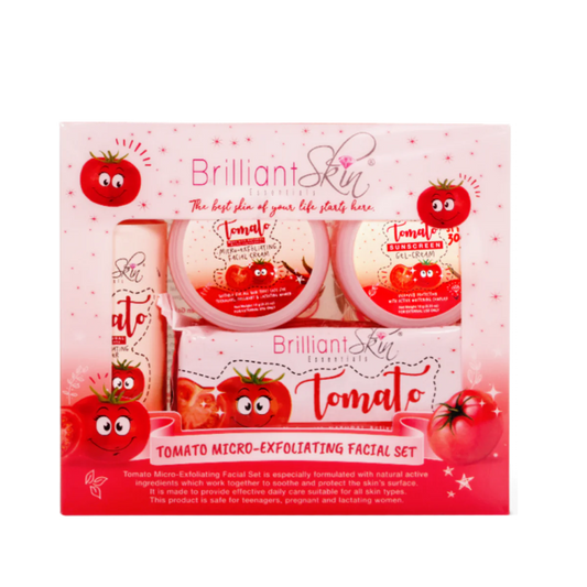 Brilliant Skin Essentials Senyora's Tomato Micro-exfoliating Facial Set