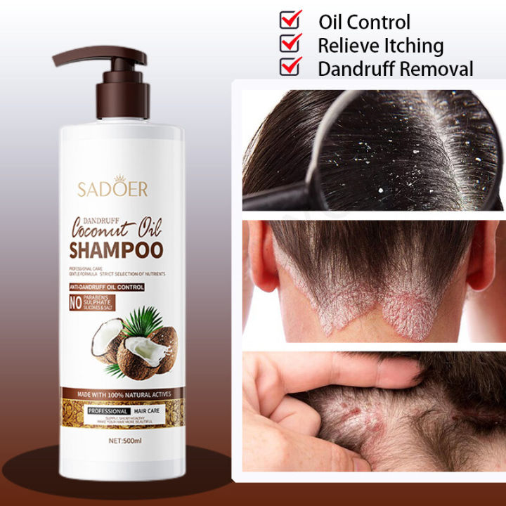 Sadoer Coconut Oil Shampoo Anti-Dandruff 500mL