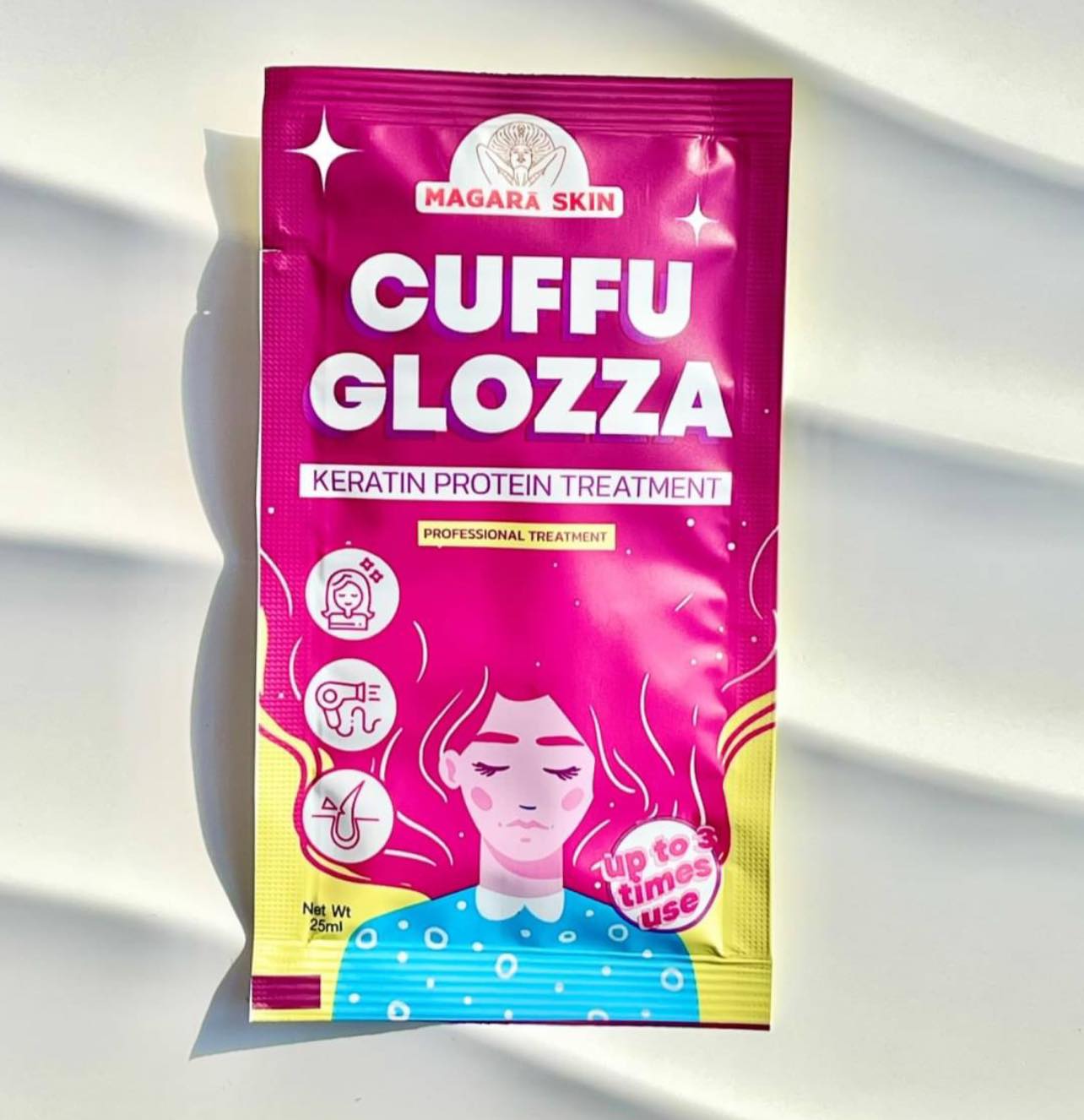 Cuffu Glozza Hydrolized keratin-Protein 5sachets 25mL