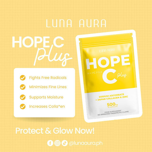 Luna Aura Hope C Plus (Sodium Ascorbate + Japan Collagen & Zinc)
