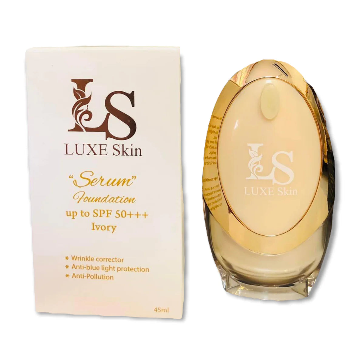 Luxe Skin Serum Foundation Ivory SPF 50+++ 45 ml.