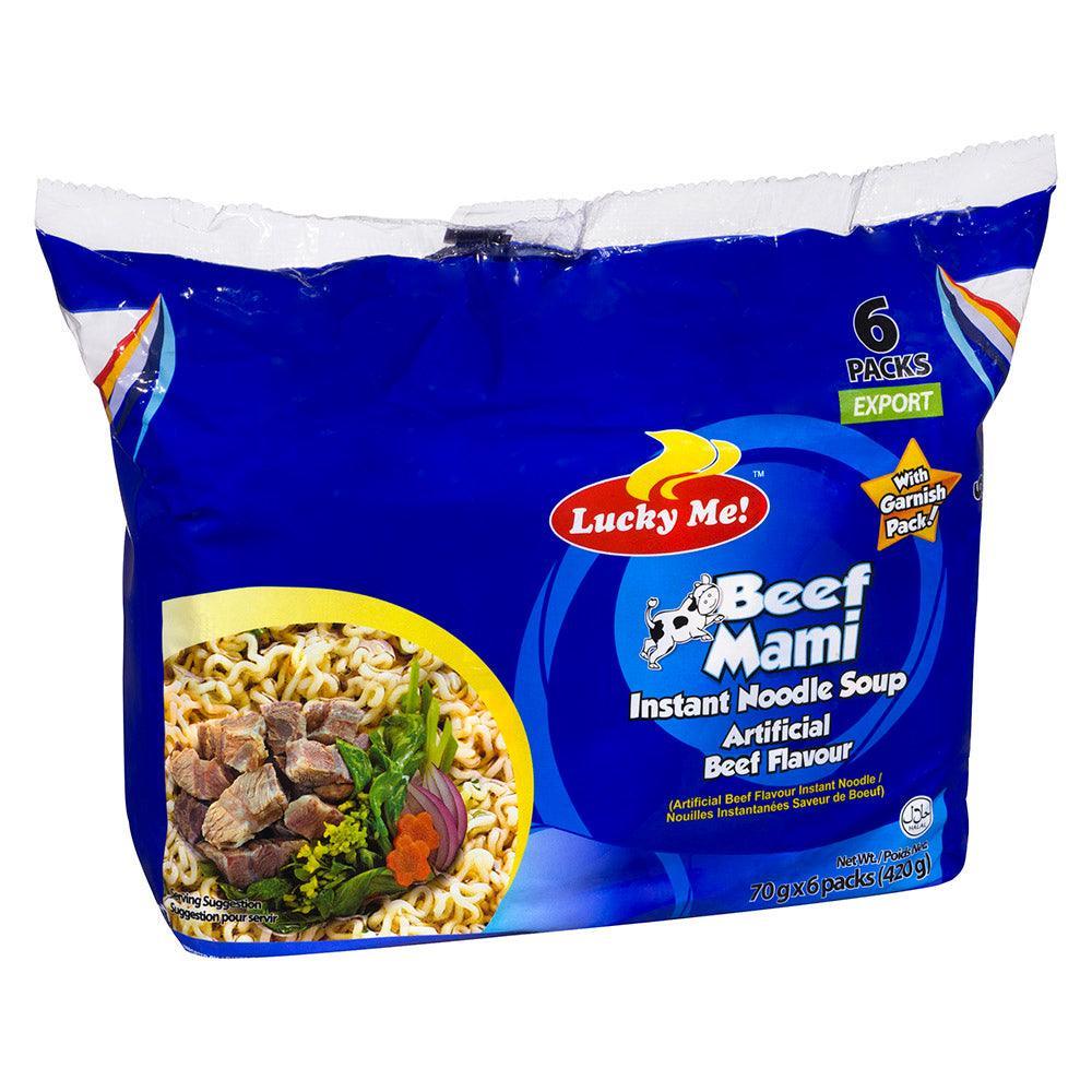 Lucky Me Instant Noodles Beef 55gx6