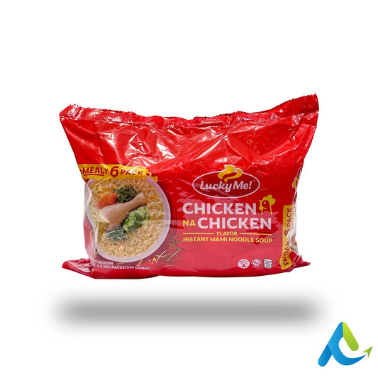 Lucky Me Chicken na Chicken Instant Noodles 55gx6