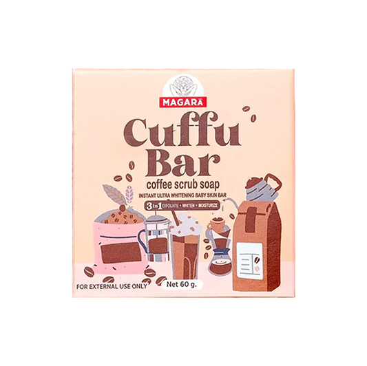 Magara Skin Cuffu Bar Coffee Scrub Soap 60g