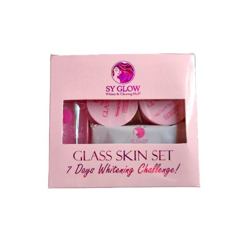 SY GLOW Whiter & Glowing Skin GLASS SKIN SET (7 Days Whitening Challenge)