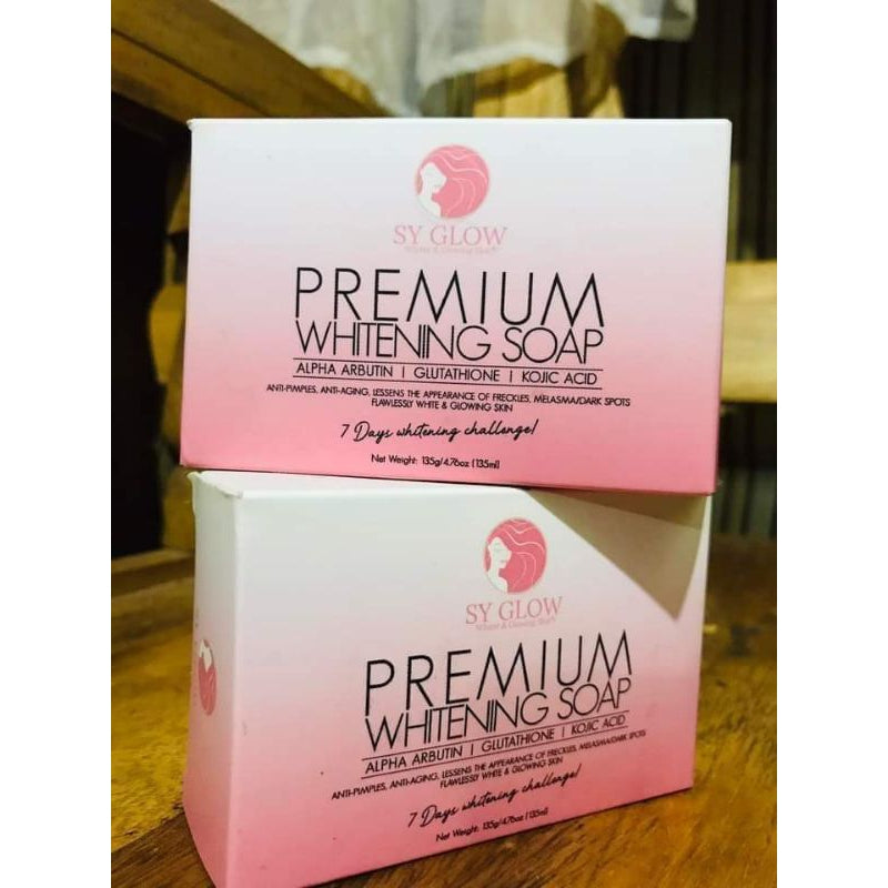 SY GLOW Whiter & Glowing Skin Premium Whitening Soap 135g Bee Beauty Essentials SY GLOW Whiter & Glowing Skin Premium Whitening Soap 135g Bee Beauty Essentials