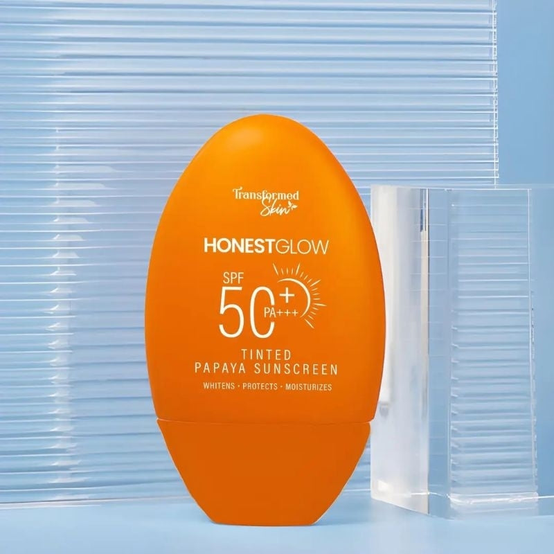 Honest Glow Tinted Papaya Sunscreen SPF50+PA+++