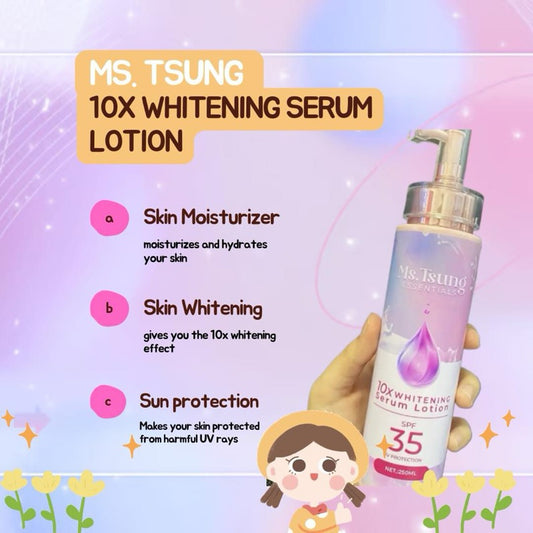 Ms. Tsung 10x Whitening Serum Lotion 250mL