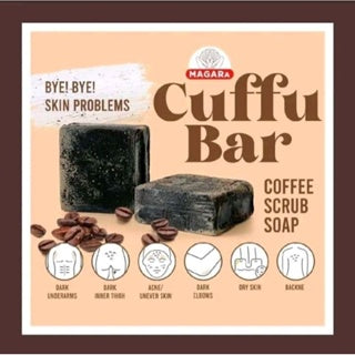 Magara Skin Cuffu Bar Coffee Scrub Soap 60g