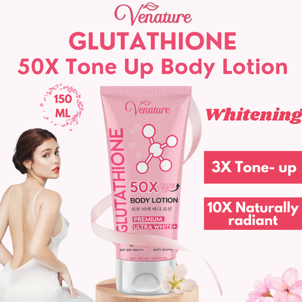 Venature Glutathione 50X Tone Up Body Lotion 150mL Bee Beauty Essentials Venature Glutathione 50X Tone Up Body Lotion 150mL Bee Beauty Essentials