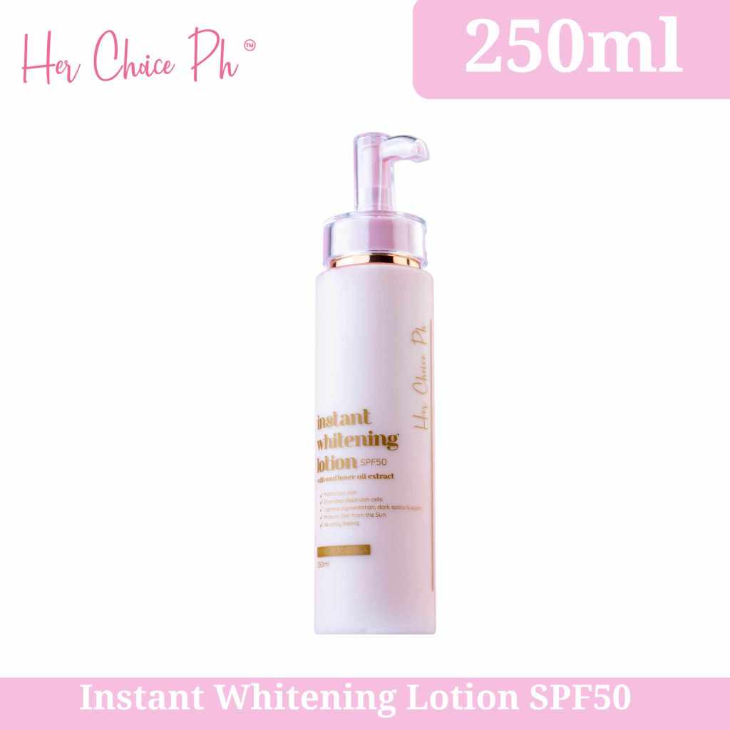 Her Choice Instant White Lotion SPF50 with Sunflower Oil 250mL