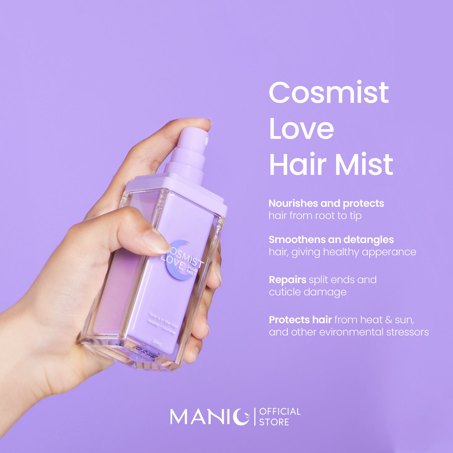 Manic Beauty Cosmist Love Hair Mist 30mL