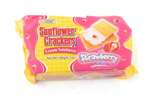 Sunflower Crackers Strawberry Flavor 190g