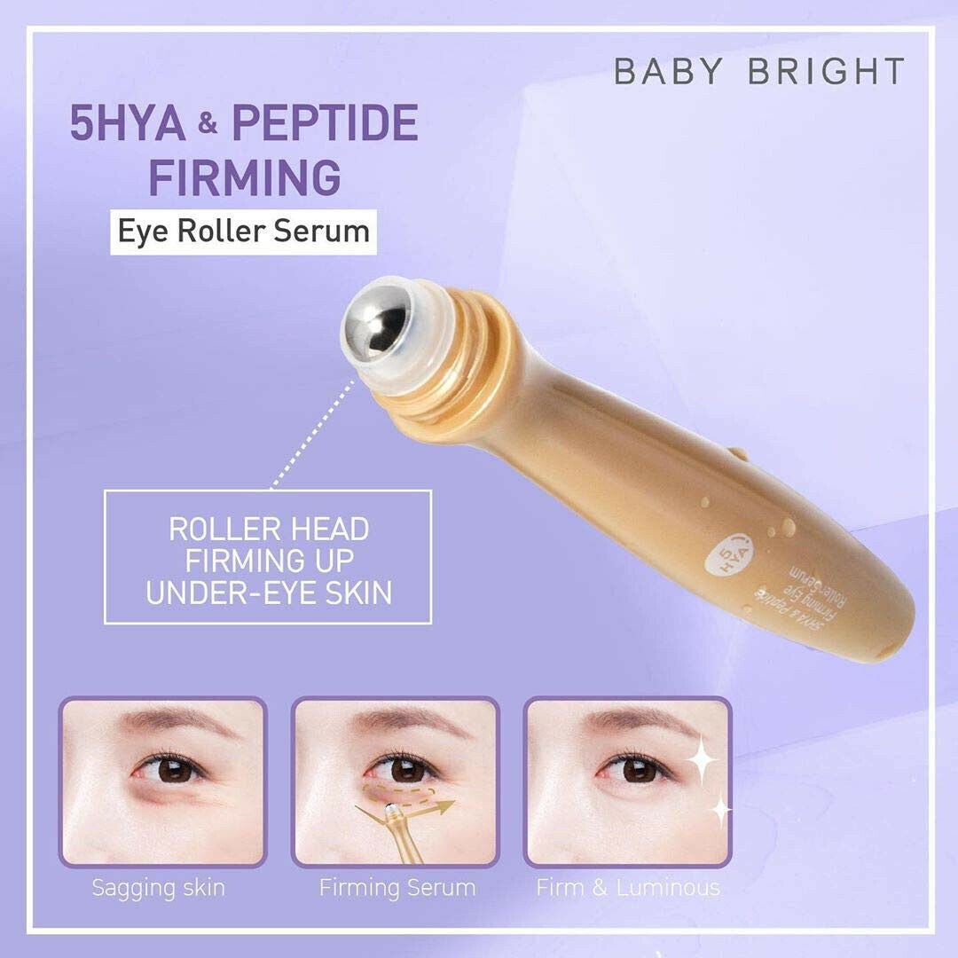 Baby Bright 5Hya Peptide Firming Eye Roller Serum