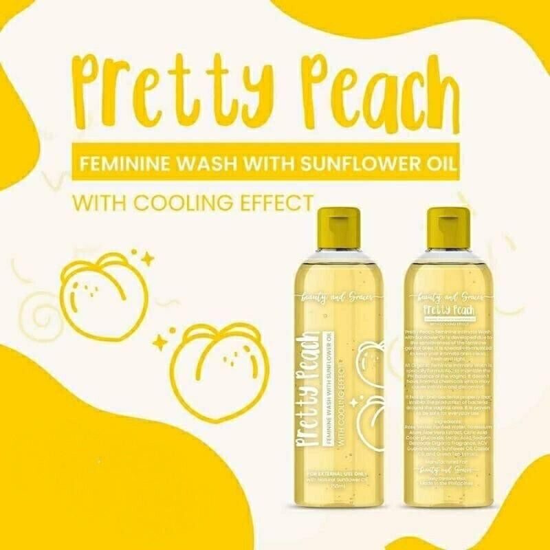 Beauty and Graces Pretty Peach Feminine Wash 150 ml