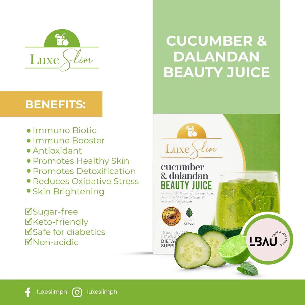 Luxe Slim Beauty Juice Cucumber & Dalandan