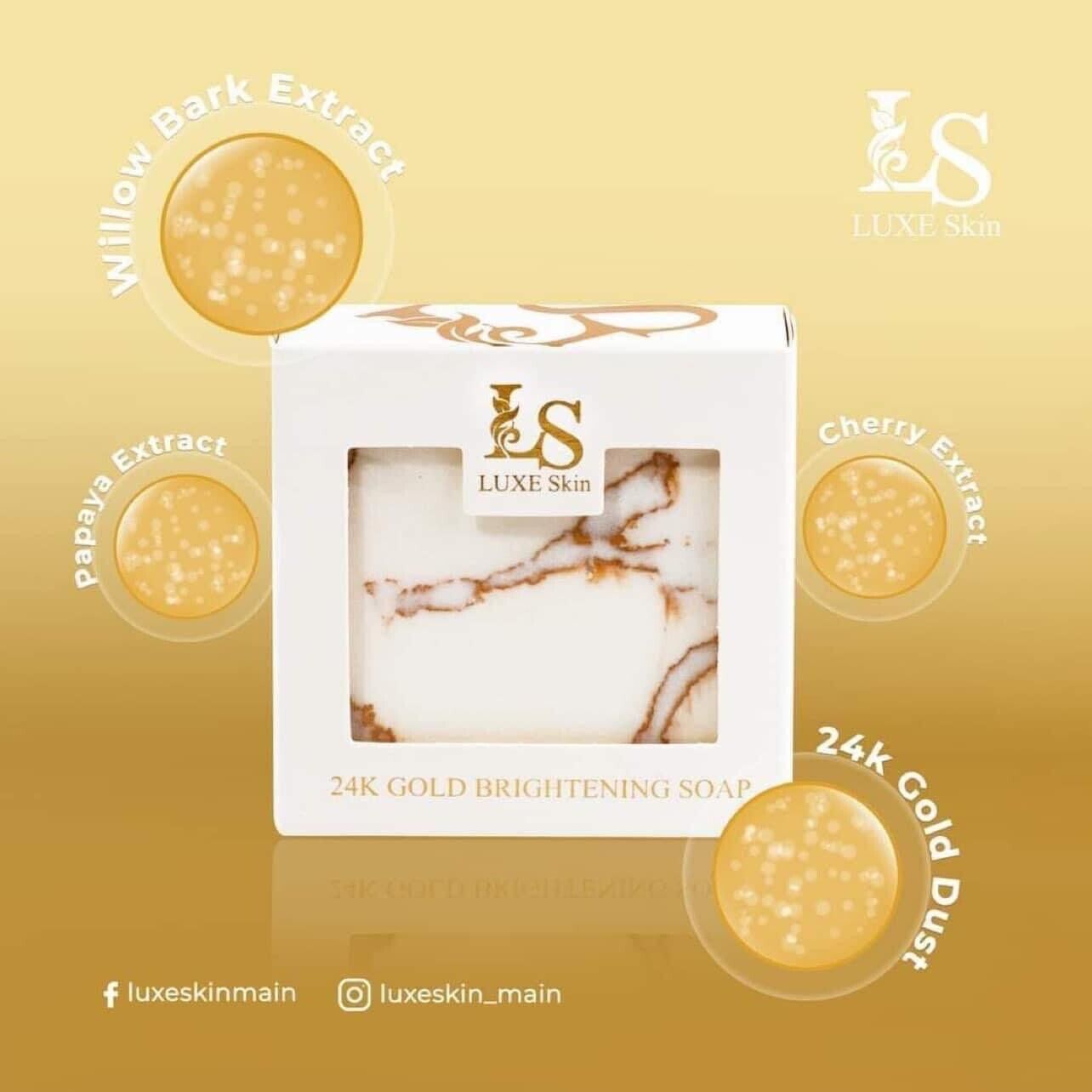 Luxe Skin 24k Gold Brightening Soap