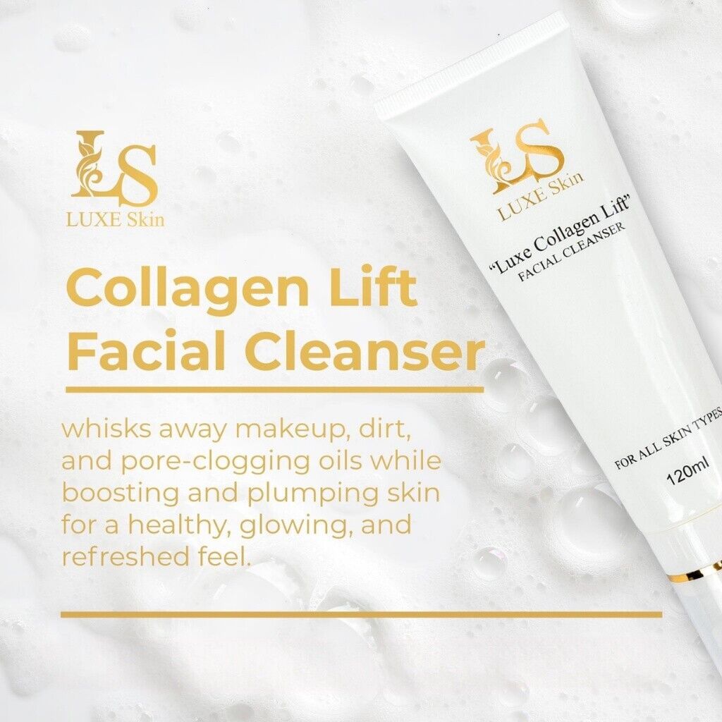 Luxe Skin Collagen Lift Facial Cleanser (Foam Wash 120ml)