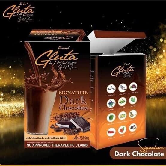 GlutaLipo Dark Chocolate Slimming Drink