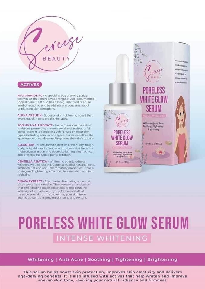 Sereese Beauty Poreless White Glow Serum