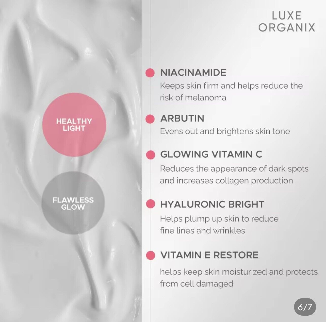 Luxe Organix Niacinamide+Arbutin Whitening Serum Lotion 350mL