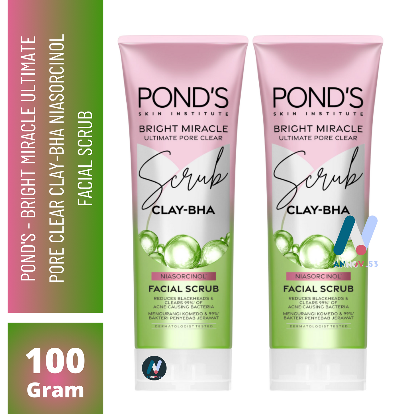 Pond's Facial Scrub Clay-BHA