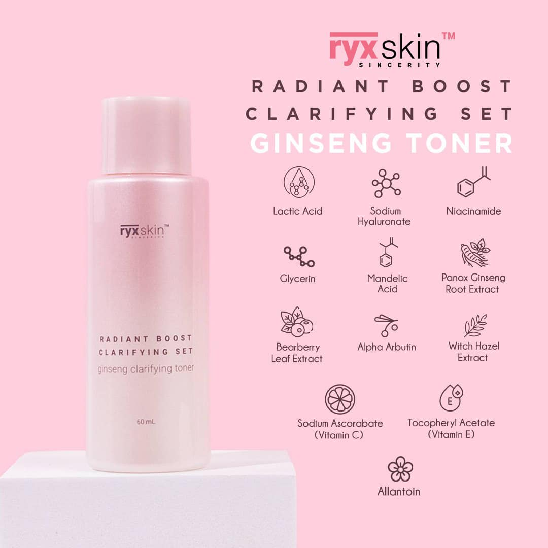 RYX Skin Sincerity Radiant Boost Clarifying Set