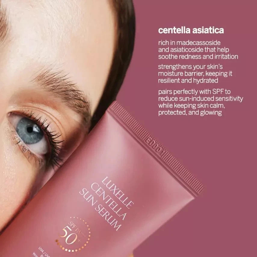 Luxelle Centella Sun Serum SPF 50+ PA++++ 50mL
