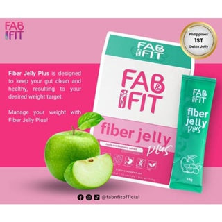 FAB & FIT Fiber Jelly Plus Apple and Blueberry Extract