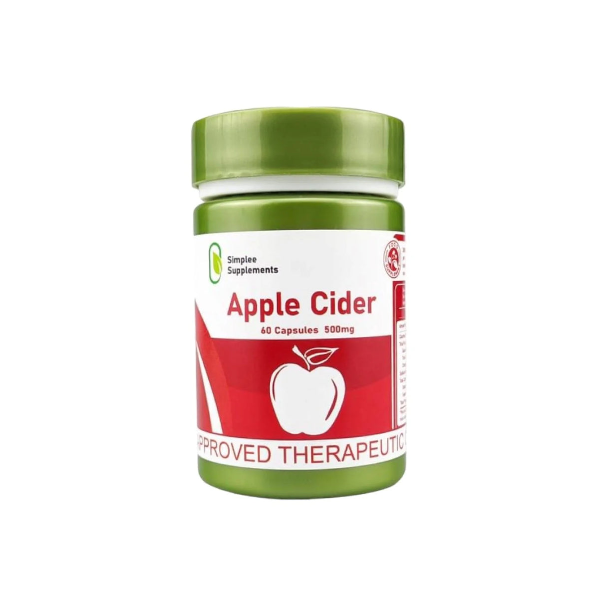 Simplee Supliments Simplee Supplements Apple Cider 60capsules 500mg – Bee Beauty Essentials