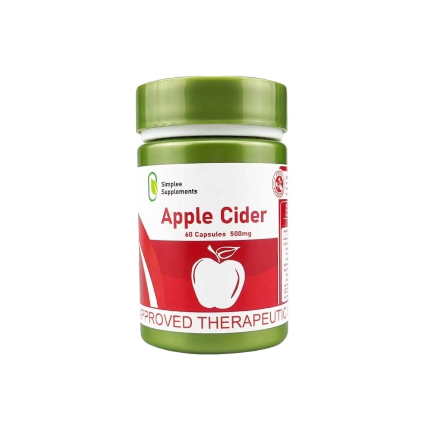 Simplee Supplements Apple Cider 60capsules 500mg
